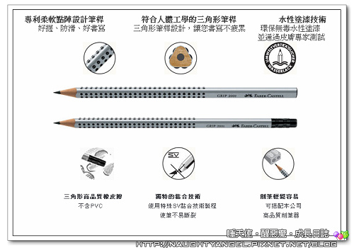 小孩專屬貴三三之三角鉛筆[德國LYRA u0026 輝柏] - 睡天使醒惡魔成長日誌